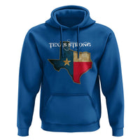 Strong Texas Hoodie Retro Lone Star State Pride Distressed Flag - Wonder Print Shop