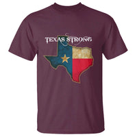 Strong Texas T Shirt Retro Lone Star State Pride Distressed Flag - Wonder Print Shop
