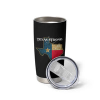 Strong Texas Tumbler Cup Retro Lone Star State Pride Distressed Flag - Wonder Print Shop