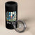 Retro Strong Texas 4 in 1 Can Cooler Tumbler Bluebonnets Longhorn Cowboy Western Pride - Wonder Print Shop