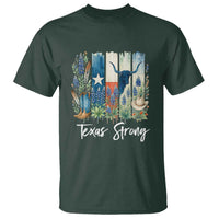 Retro Strong Texas T Shirt Bluebonnets Longhorn Cowboy Western Pride - Wonder Print Shop