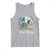 Retro Strong Texas Tank Top Bluebonnets Longhorn Cowboy Western Pride - Wonder Print Shop
