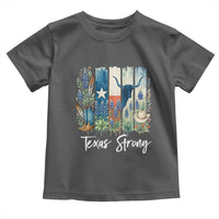 Retro Strong Texas Toddler T Shirt Bluebonnets Longhorn Cowboy Western Pride - Wonder Print Shop