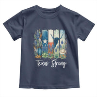Retro Strong Texas Toddler T Shirt Bluebonnets Longhorn Cowboy Western Pride - Wonder Print Shop