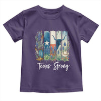Retro Strong Texas Toddler T Shirt Bluebonnets Longhorn Cowboy Western Pride - Wonder Print Shop