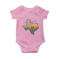 Hill Country Strong Baby Onesie Texas Pride for Resilient Texans Retro - Wonder Print Shop