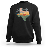 Hill Country Strong Sweatshirt Texas Pride for Resilient Texans Retro - Wonder Print Shop
