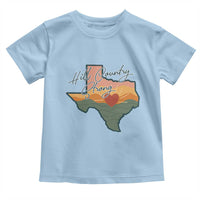 Hill Country Strong Toddler T Shirt Texas Pride for Resilient Texans Retro - Wonder Print Shop