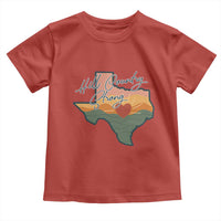 Hill Country Strong Toddler T Shirt Texas Pride for Resilient Texans Retro - Wonder Print Shop