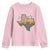 Hill Country Strong Youth Sweatshirt Texas Pride for Resilient Texans Retro - Wonder Print Shop