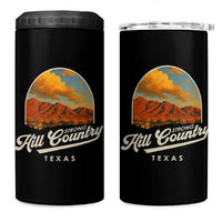Hill Country Strong 4 in 1 Can Cooler Tumbler Texas Support Retro Enchanted Rock - Wonder Print Shop