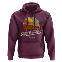 Hill Country Strong Hoodie Texas Support Retro Enchanted Rock - Wonder Print Shop