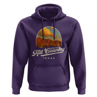 Hill Country Strong Hoodie Texas Support Retro Enchanted Rock - Wonder Print Shop