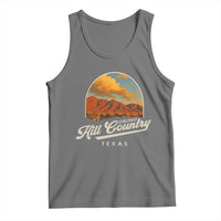 Hill Country Strong Tank Top Texas Support Retro Enchanted Rock - Wonder Print Shop