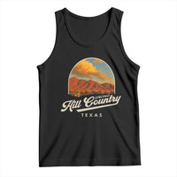 Hill Country Strong Tank Top Texas Support Retro Enchanted Rock - Wonder Print Shop