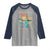 Kerr County Texas Raglan Shirt Retro Hill Country Nature Scene Outdoors - Wonder Print Shop
