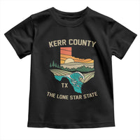 Kerr County Texas Toddler T Shirt Retro Hill Country Nature Scene Outdoors - Wonder Print Shop