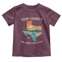 Kerr County Texas Toddler T Shirt Retro Hill Country Nature Scene Outdoors - Wonder Print Shop