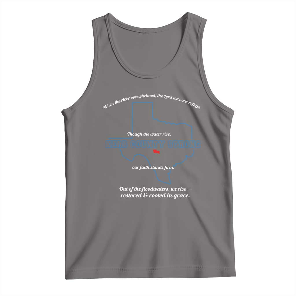 Kerr County Strong Christian Tank Top Texas Faith Hope Resilient Texans - Wonder Print Shop