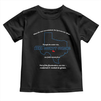 Kerr County Strong Christian Toddler T Shirt Texas Faith Hope Resilient Texans - Wonder Print Shop