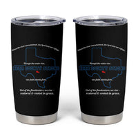 Kerr County Strong Christian Tumbler Cup Texas Faith Hope Resilient Texans - Wonder Print Shop