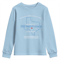 Kerr County Strong Christian Youth Sweatshirt Texas Faith Hope Resilient Texans - Wonder Print Shop