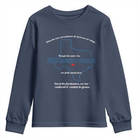 Kerr County Strong Christian Youth Sweatshirt Texas Faith Hope Resilient Texans - Wonder Print Shop