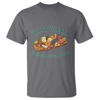 Funny Charcuterie Board T Shirt I Want To Eat A Car-Coochie Board Humor Mispronunciation Sarcasm - Wonder Print Shop