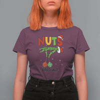 Personalized Christmas Matching Couple T Shirt For Women Custom Name Chestnuts Xmas Funny Nuts - Wonder Print Shop