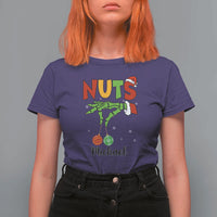 Personalized Christmas Matching Couple T Shirt For Women Custom Name Chestnuts Xmas Funny Nuts - Wonder Print Shop