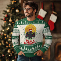 Mothman Christmas Ugly Christmas Sweater Funny Merry Mothmas Cryptid Xmas Santa - Wonder Print Shop