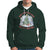 Dancing Skeleton Xmas Hoodie When You're Dead Inside But It's Christmas - Wonder Print Shop