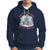 Dancing Skeleton Xmas Hoodie When You're Dead Inside But It's Christmas - Wonder Print Shop