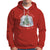 Dancing Skeleton Xmas Hoodie When You're Dead Inside But It's Christmas - Wonder Print Shop