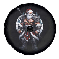 Epic Viking Santa Christmas Spare Tire Cover Barbarian Style Holiday Warrior Claus - Wonder Print Shop