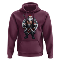 Epic Viking Santa Christmas Hoodie Barbarian Style Holiday Warrior Claus - Wonder Print Shop