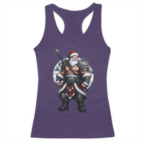 Epic Viking Santa Christmas Racerback Tank Top Barbarian Style Holiday Warrior Claus - Wonder Print Shop