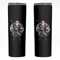 Epic Viking Santa Christmas Skinny Tumbler Barbarian Style Holiday Warrior Claus - Wonder Print Shop