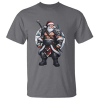 Epic Viking Santa Christmas T Shirt Barbarian Style Holiday Warrior Claus - Wonder Print Shop