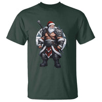 Epic Viking Santa Christmas T Shirt Barbarian Style Holiday Warrior Claus - Wonder Print Shop