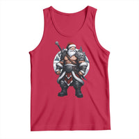 Epic Viking Santa Christmas Tank Top Barbarian Style Holiday Warrior Claus - Wonder Print Shop