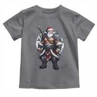 Epic Viking Santa Christmas Toddler T Shirt Barbarian Style Holiday Warrior Claus - Wonder Print Shop