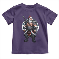 Epic Viking Santa Christmas Toddler T Shirt Barbarian Style Holiday Warrior Claus - Wonder Print Shop