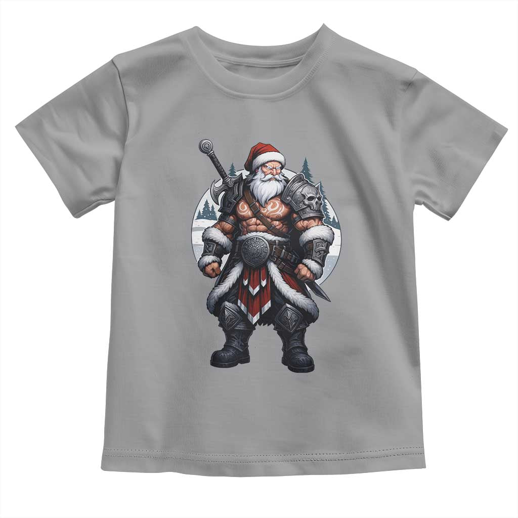 Epic Viking Santa Christmas Toddler T Shirt Barbarian Style Holiday Warrior Claus - Wonder Print Shop