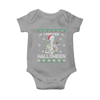Funny Skeleton Christmas Baby Onesie I Prefer Halloween Spooky Xmas Holiday - Wonder Print Shop