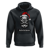 Creepy Christmas Skull Hoodie Ho Ho Ho Horror Santa Gothic Holiday - Wonder Print Shop