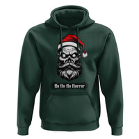 Creepy Christmas Skull Hoodie Ho Ho Ho Horror Santa Gothic Holiday - Wonder Print Shop