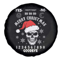 Dark Christmas Spirit Board Spare Tire Cover Creepy Merry Xmas Skull and Ouija Horror Holiday - Wonder Print Shop