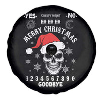 Dark Christmas Spirit Board Spare Tire Cover Creepy Merry Xmas Skull and Ouija Horror Holiday - Wonder Print Shop