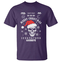 Dark Christmas Spirit Board T Shirt Creepy Merry Xmas Skull and Ouija Horror Holiday - Wonder Print Shop